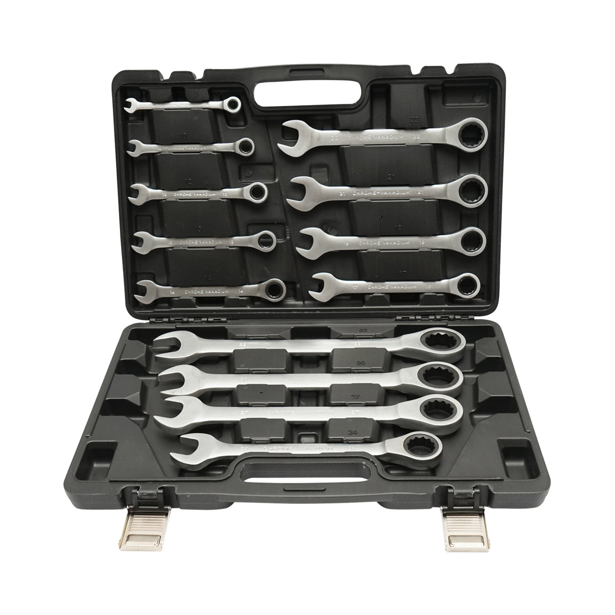 Set of 13 combination keys with ratchet Breckner Germany
